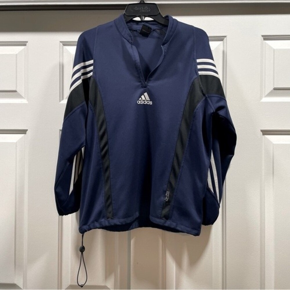 Adidas Climacool Blue Half-zip Pullover Size M